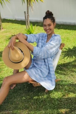 Sunseeker Nara Painters Shirt -Sunseeker 1641488416 SS91696 BL 6