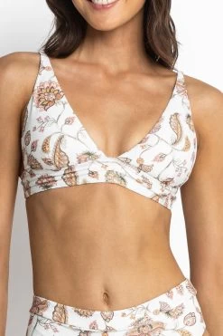 Sunseeker Boho Wide Band Tri Bralette -Sunseeker 1664906807 SS12229 WH 3