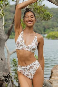 Sunseeker Boho Wide Band Tri Bralette -Sunseeker 1664906811 SS12229 WH 6