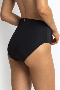 Sunseeker Basix Pintuck High Waist Pant -Sunseeker 1664907726 SS31346 BK 3