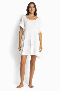 Sunseeker Boho Frill Tunic Cover Up