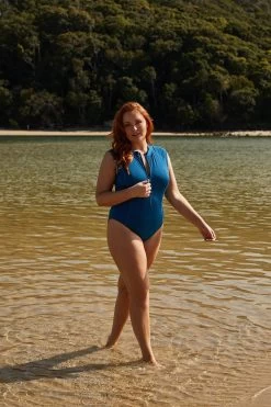 Sunseeker Luxe Seasport Cap Sleeve One Piece 15 Sunseeker Luxe Seasport Cap Sleeve One Piece -Sunseeker 1667902696 SS51556 BL 8