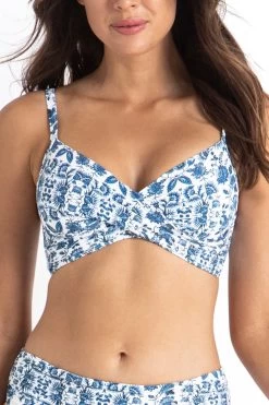 Sunseeker Bluebird Twist Front Bralette -Sunseeker 1669902886 SS12280 WH 3