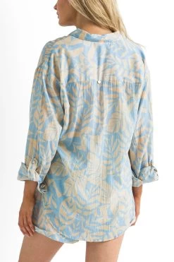 Sunseeker Camo Oversize Gathered Shirt -Sunseeker 1670922617 SS91820 SFM 3