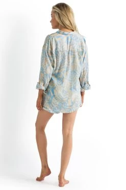 Sunseeker Camo Oversize Gathered Shirt -Sunseeker 1670922619 SS91820 SFM 4