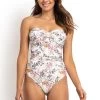 Sunseeker Waterlily D-DD Soft Wrap Bandeau One Piece