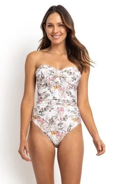 Sunseeker Waterlily D-DD Soft Wrap Bandeau One Piece