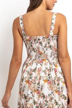 Sunseeker Waterlily Shirred Sun Dress -Sunseeker 1679479538 SS91861 WH 3