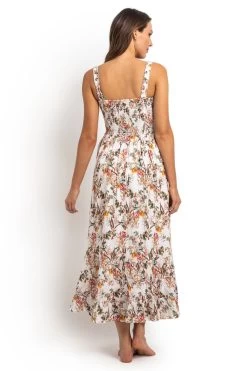 Sunseeker Waterlily Shirred Sun Dress -Sunseeker 1679479539 SS91861 WH 4