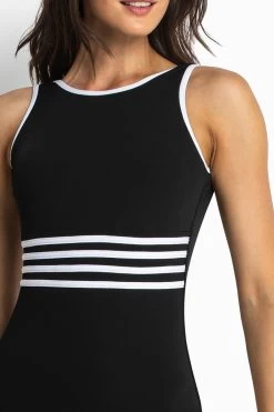 Sunseeker Pool Highneck One Piece -Sunseeker 1679496299 SS51552MAS BK 3